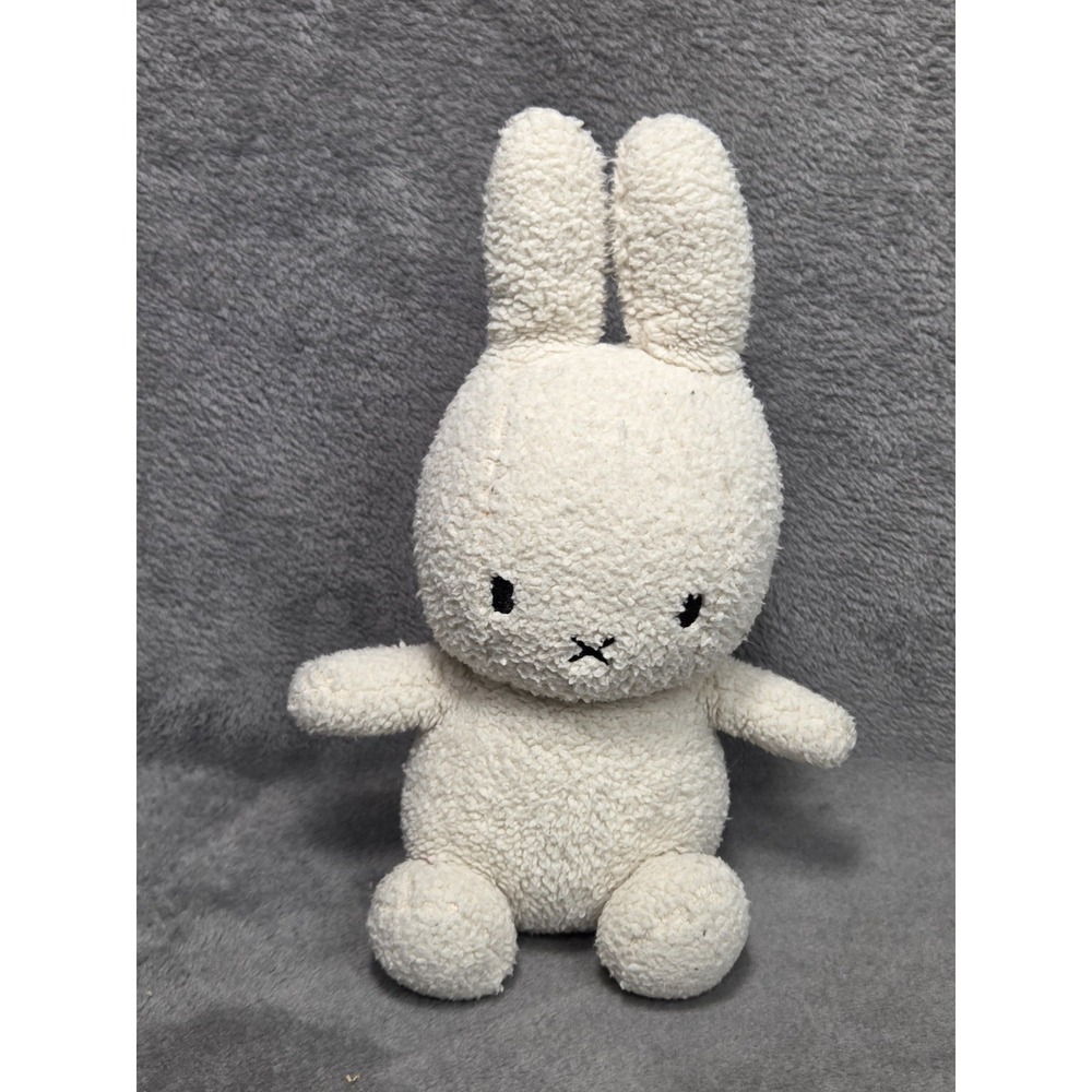 Miffy Bon Ton Toys Plush Terry Cloth 10" Bunny Doll Soft Rabbit White